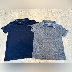 Under Armour Boys Polo Shorts, Size Medium